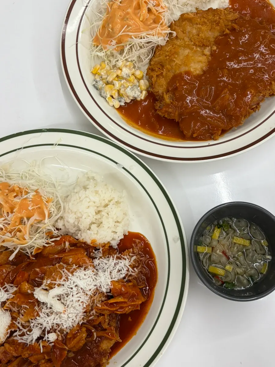 A generous serving of hot cheese buldak cutlet