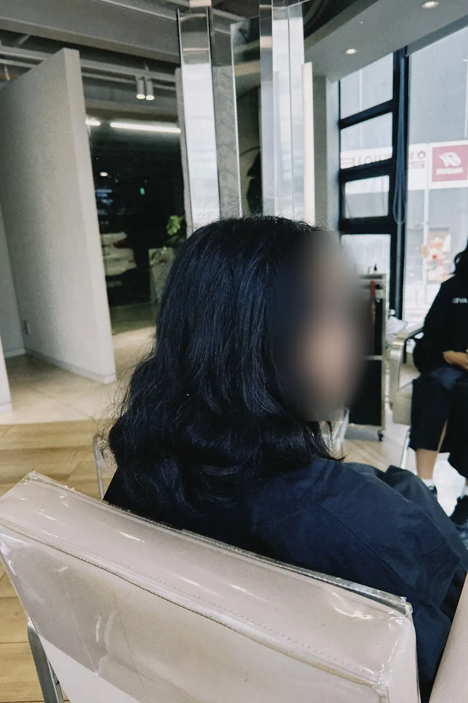 볼륨매직 전 같은 각도에서 찍은 옆모습