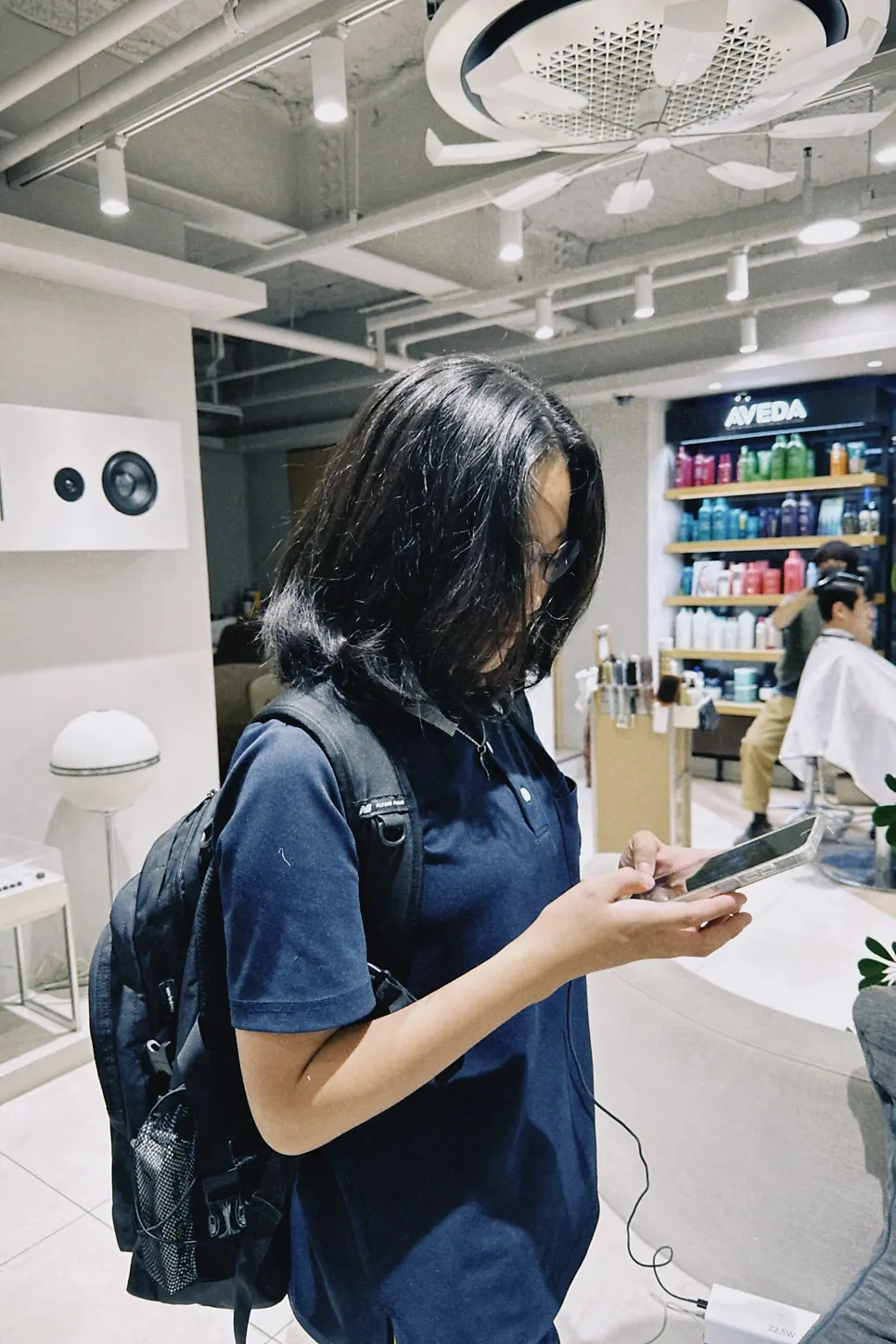 승환 디자이너가 마무리한 학생 볼륨매직 스타일