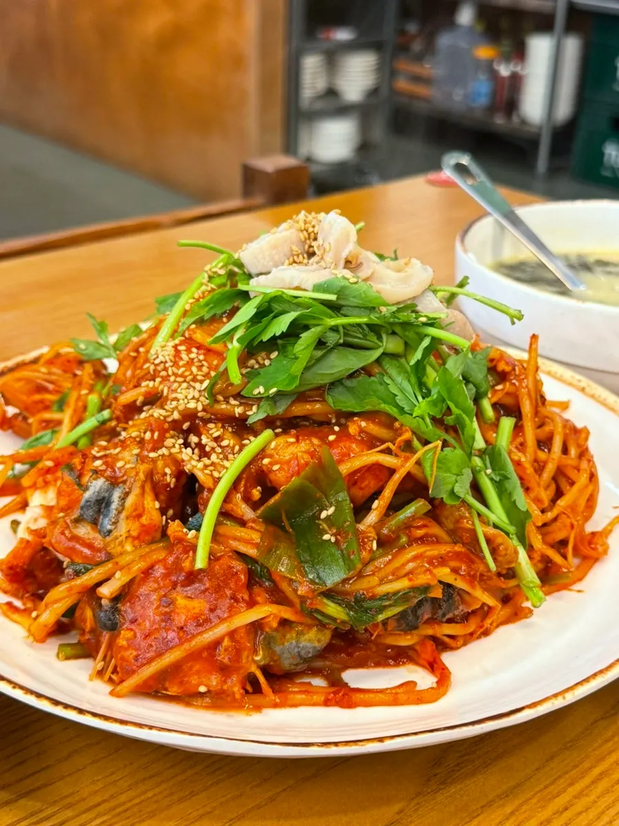 Table spread of the basic spicy agujjim order
