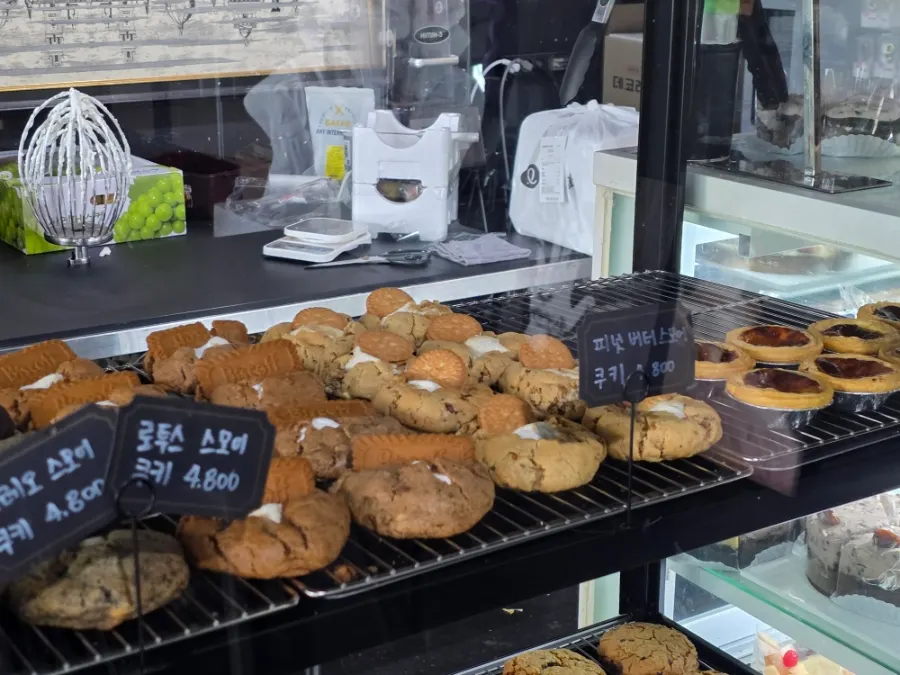 Deep Dive's cookie and dessert display corner
