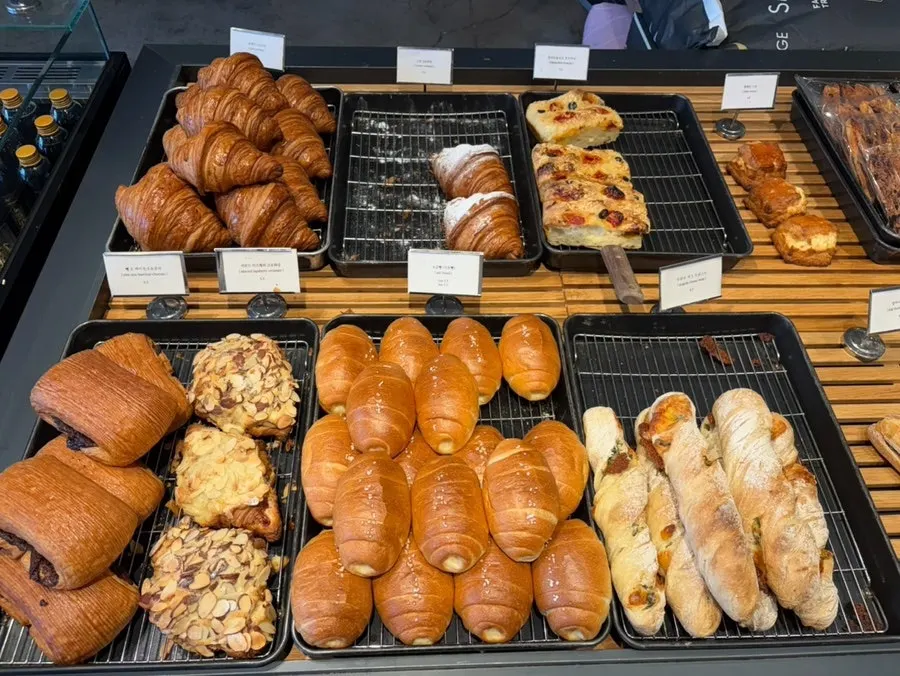 Bakery display case at Degree Gojan Branch