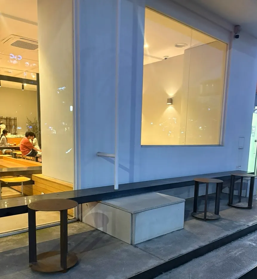 View of the interior of Degree Gojan Branch from a window seat
