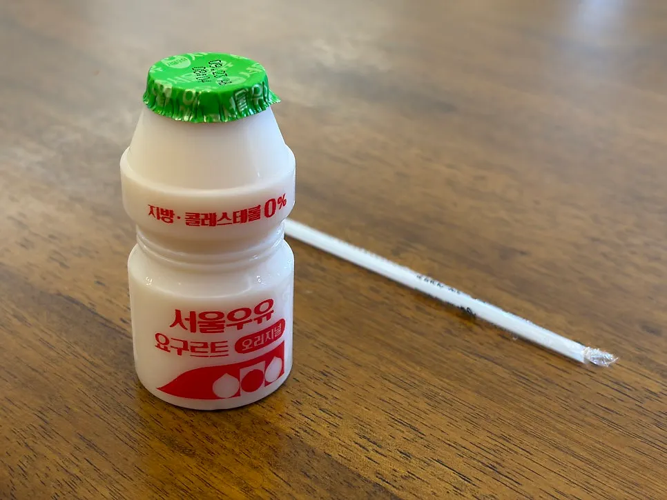 Yogurt given to the baby