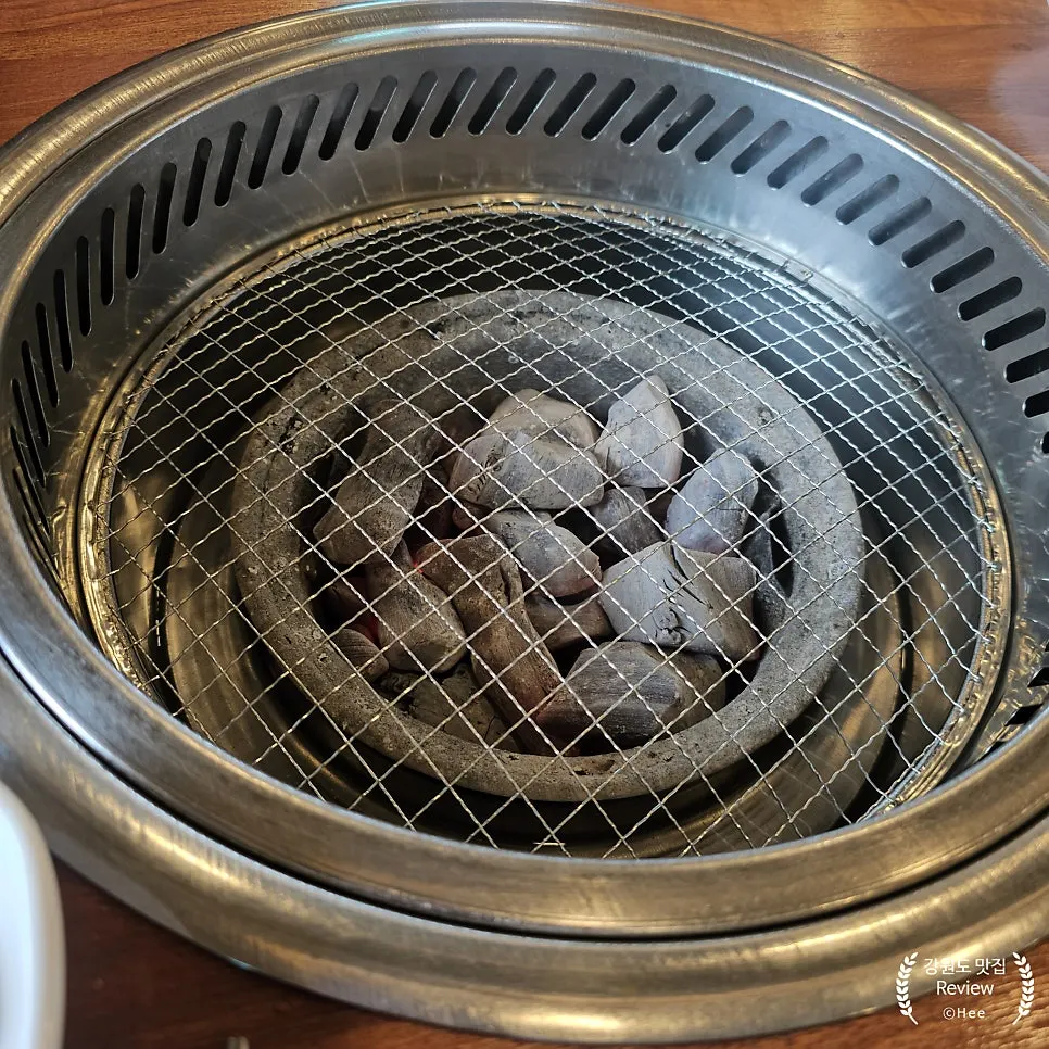 Charcoal brought to the table