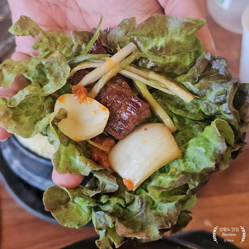Close-up of grilled pork galbi