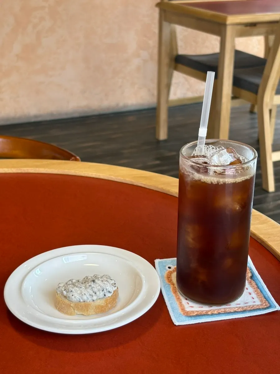 Truffle ricotta bite-size open sandwich