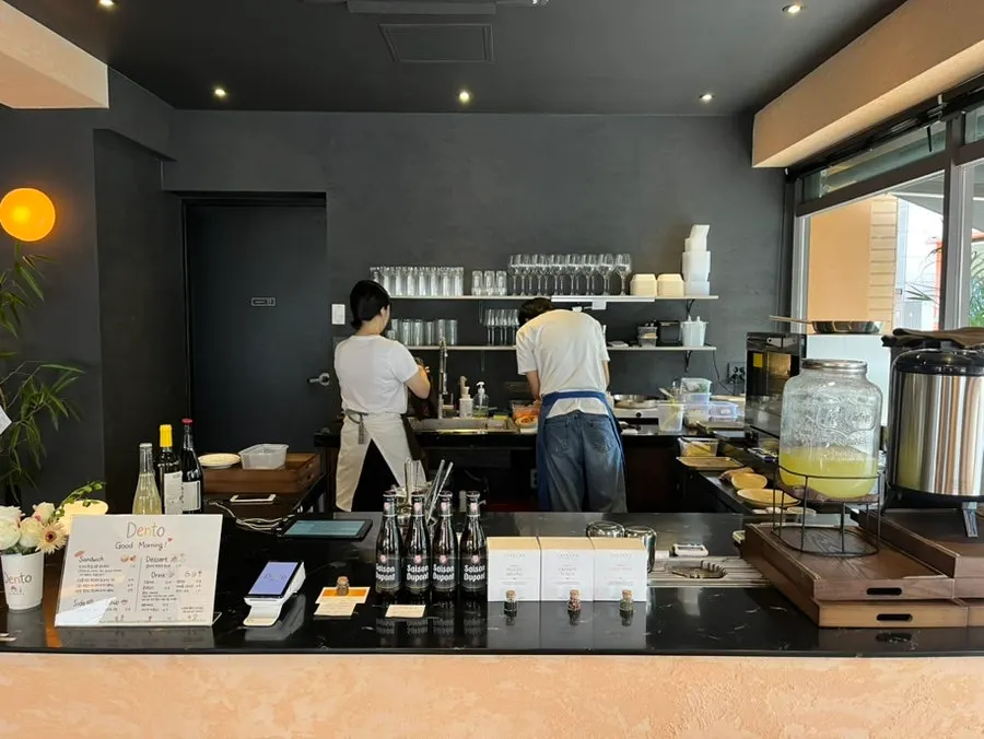Dento's indoor seating area