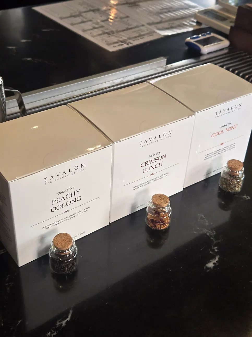 Wine bottles displayed at Dento