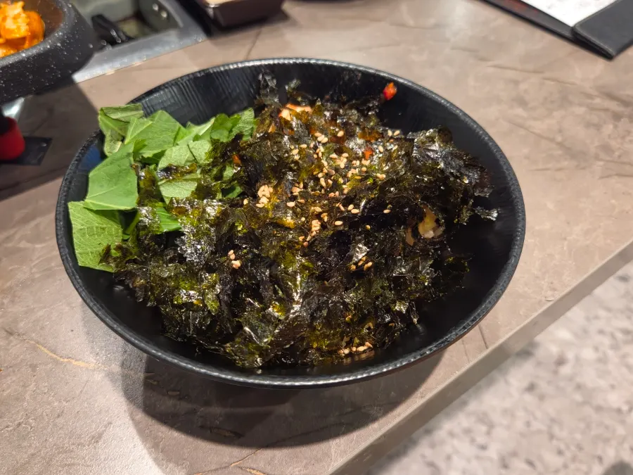 A well-seasoned piece of duck stir-fry