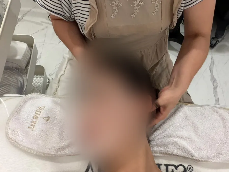 Treatment process tailored to skin condition after cleansing