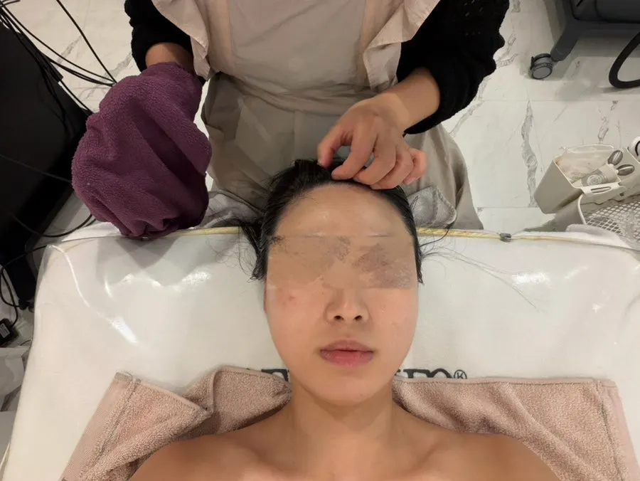 진정관리 후 에스테틱 방문 사진