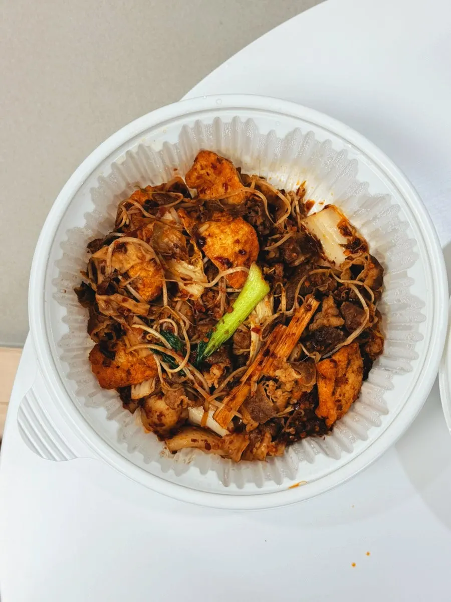 Takeout mala xiang guo with rich sauce