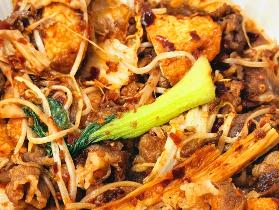 Mala xiang guo with assorted ingredients