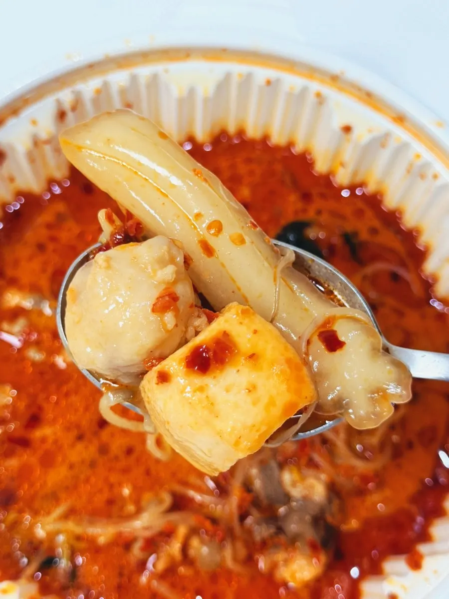 Spicy mala tang ingredients