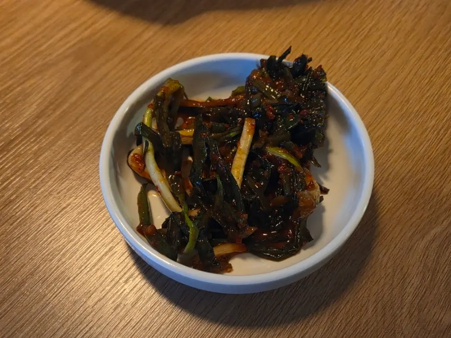 잔상 주문 메뉴 상차림