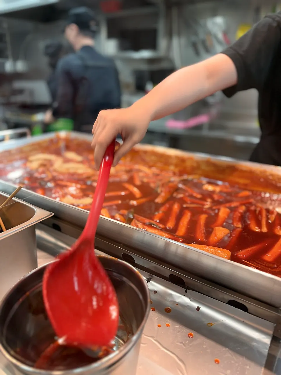 Takeout container of Deokjane Bangatgan tteokbokki
