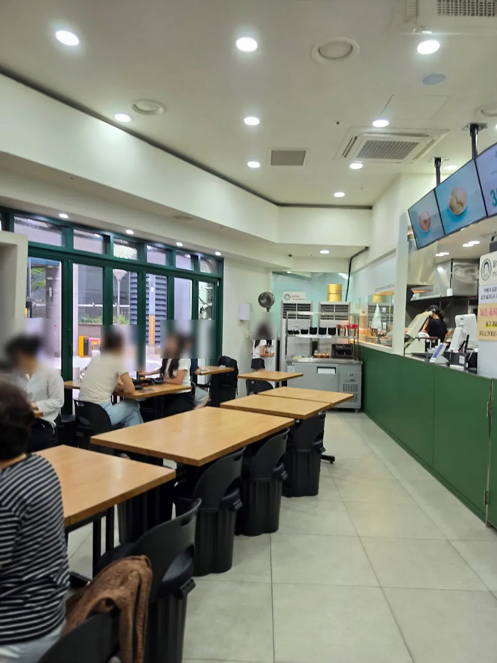 A spacious table setting at Deokjane Bangatgan