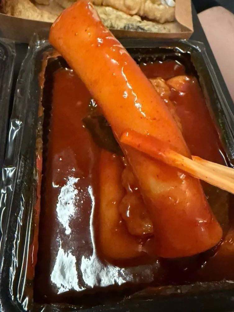 쫀득한 통가래떡 클로즈업