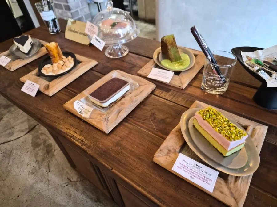 Dessert display case