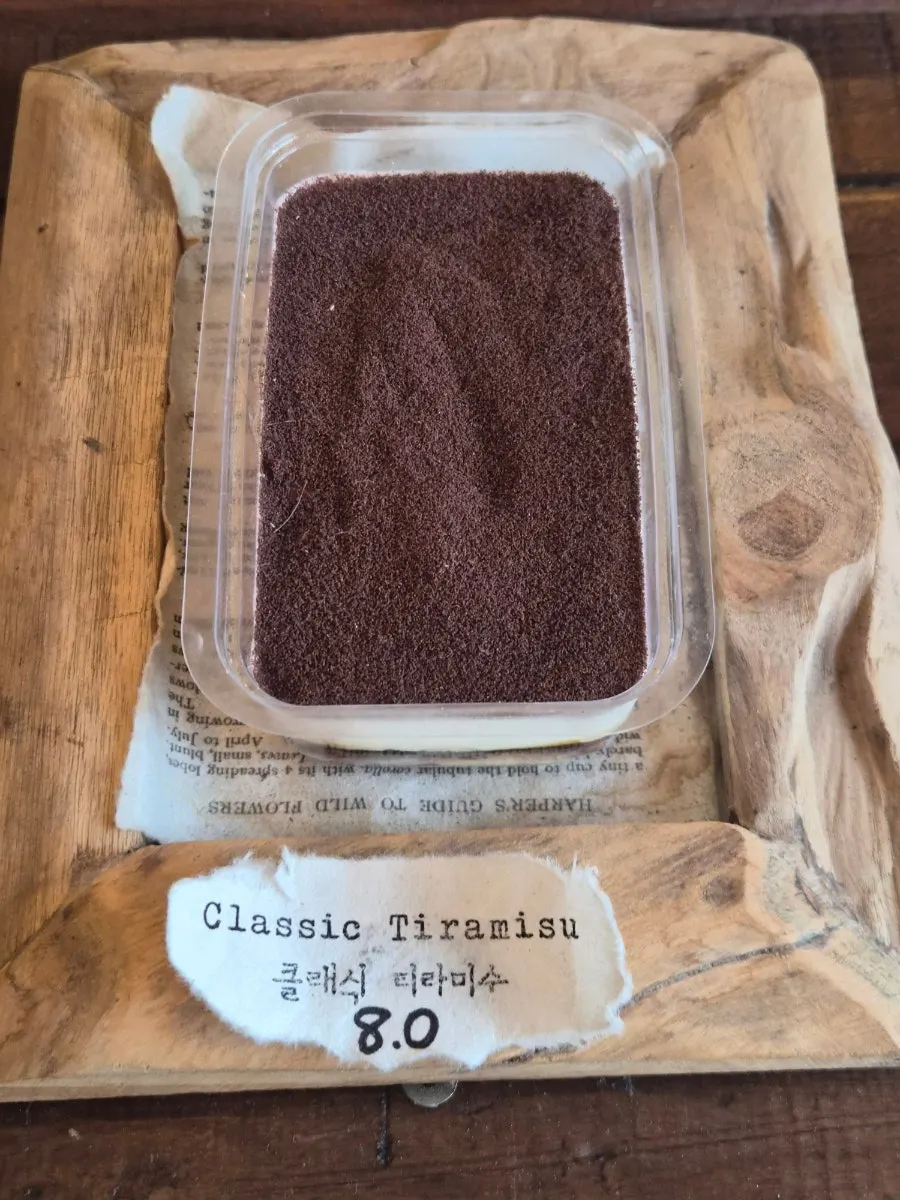 Café dessert menu display