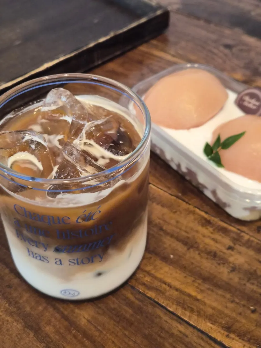 Summer's seasonal white peach tiramisu