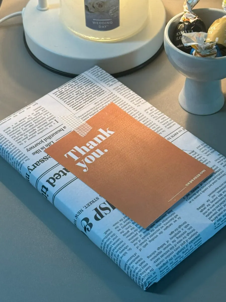 Carefully packaged book