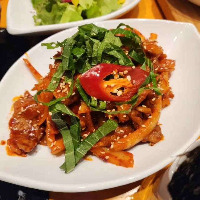 Stir-fried pork at Geumdeungeo Deulanguil Main Branch