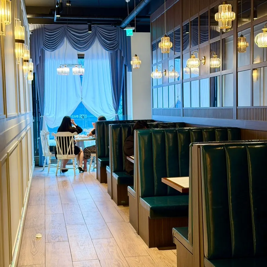 Interior view of the 2nd-floor boutique store