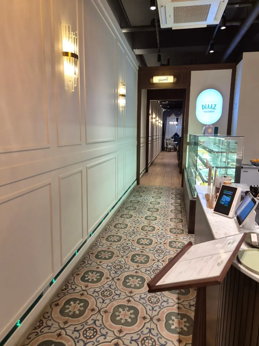 A cute corner of the café