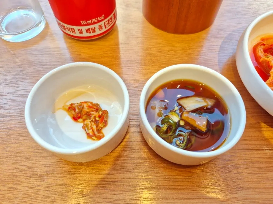 Sample suyuk platter with pork and beef