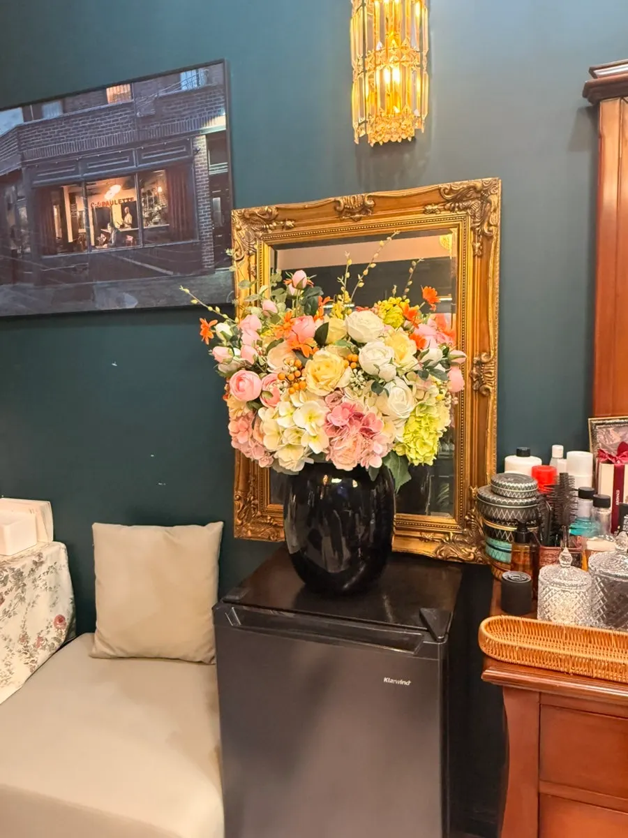 Photo about the barbershop's review reward program