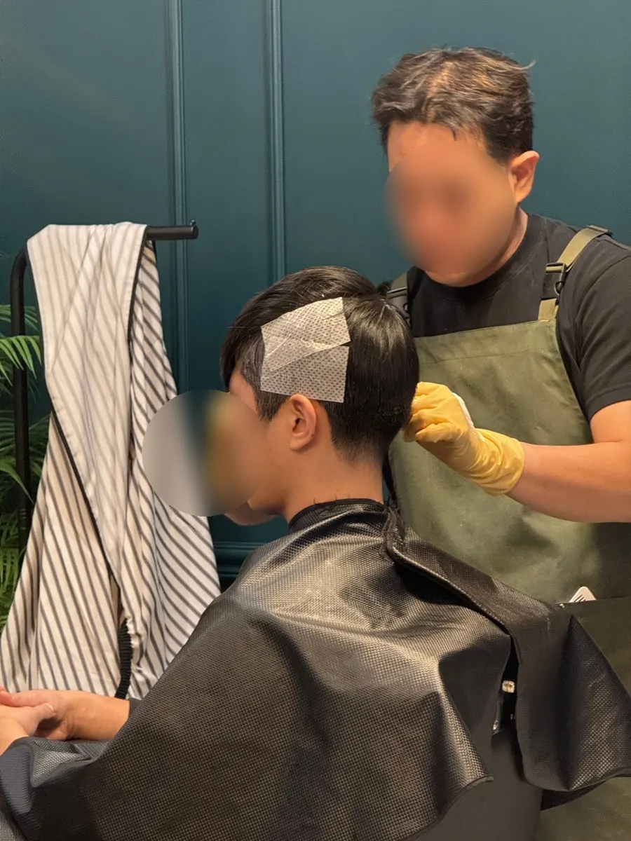Preparing for the down perm treatment