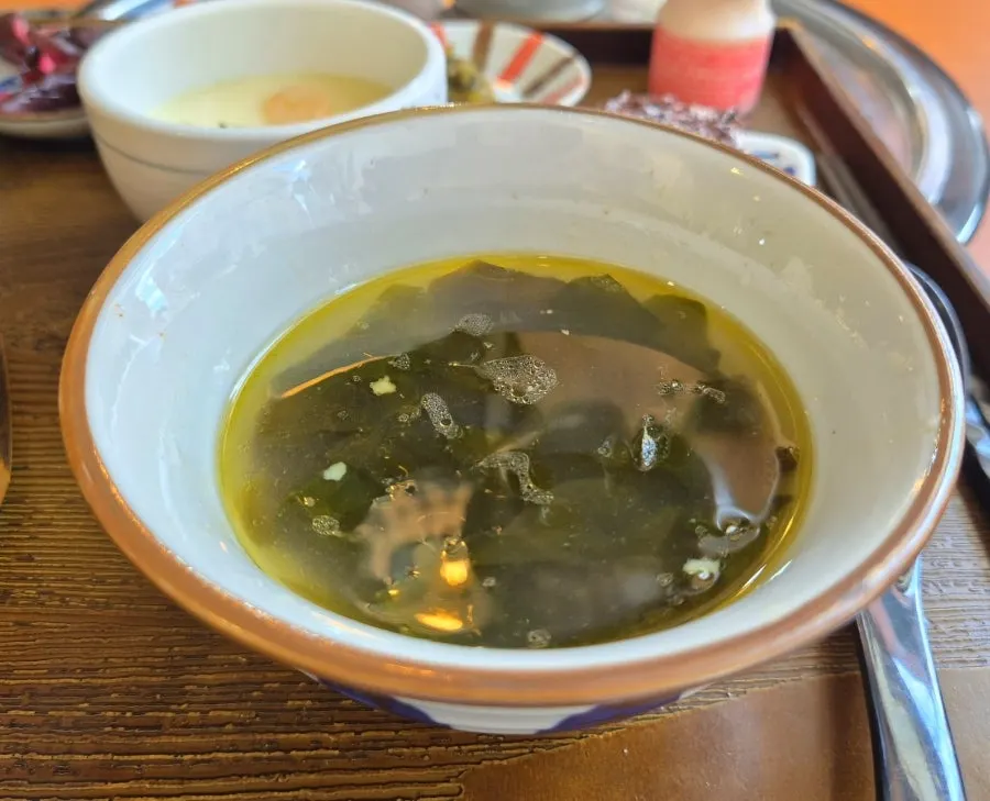 Special eel rice bowl (hitsumabushi) set served as an individual course meal