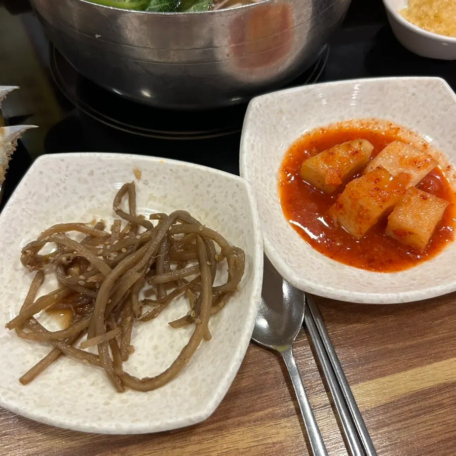 Close-up of the all-you-can-eat set spread