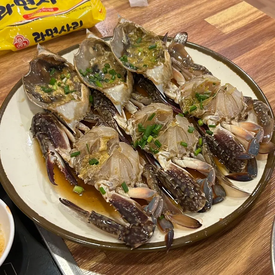 Side dish spread with gim, flying fish roe, steamed egg and more