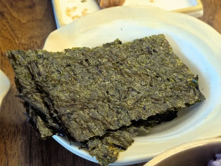 Plates of mild, everyday side dishes