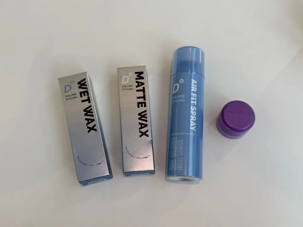 Styling products for slick-bun hair