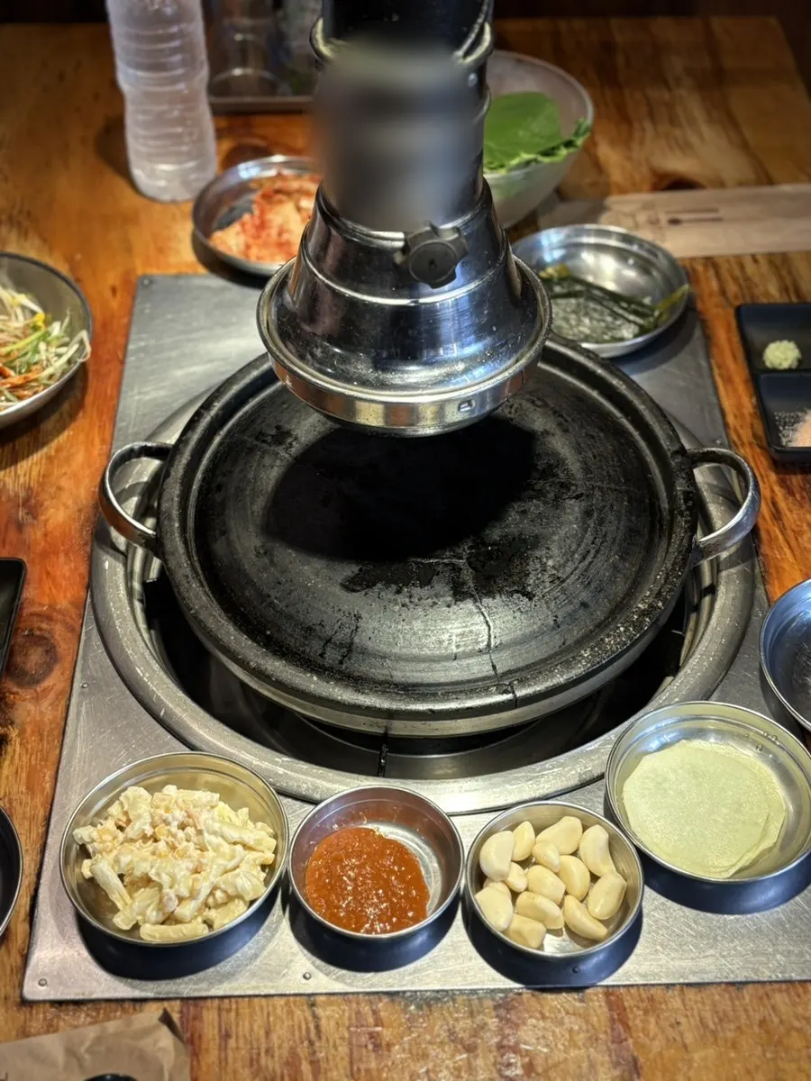 AI pre-grilling equipment at Dojeok Hapjeong