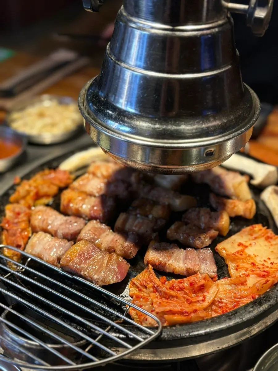 Pork belly with a good balance of fat and lean meat