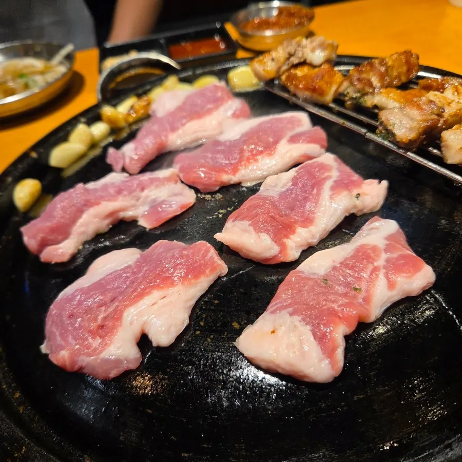 쫀득한 식감의 항정살 구이