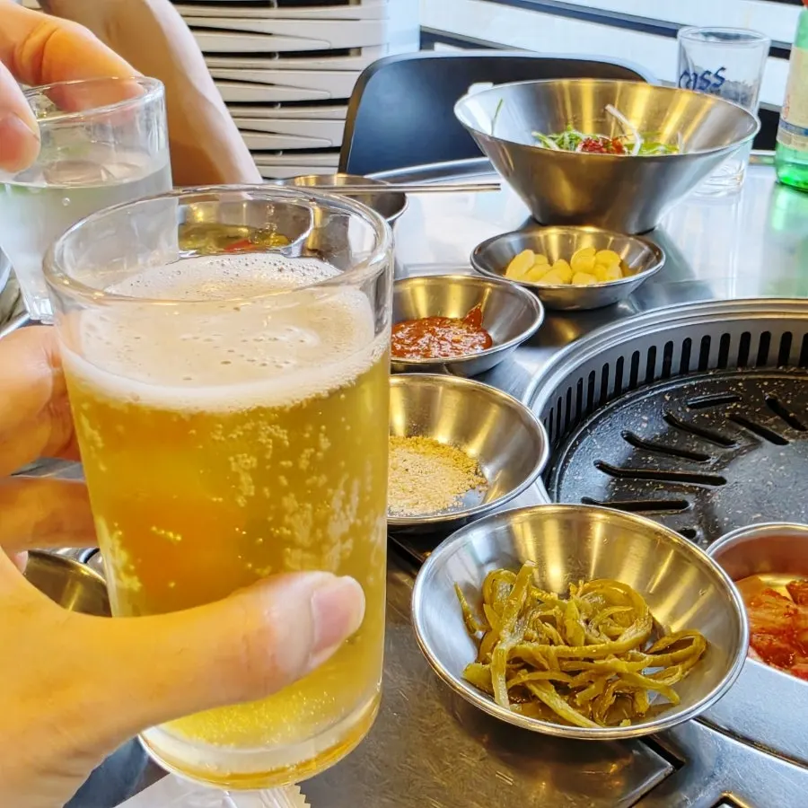 와사비 올린 항정살 구이