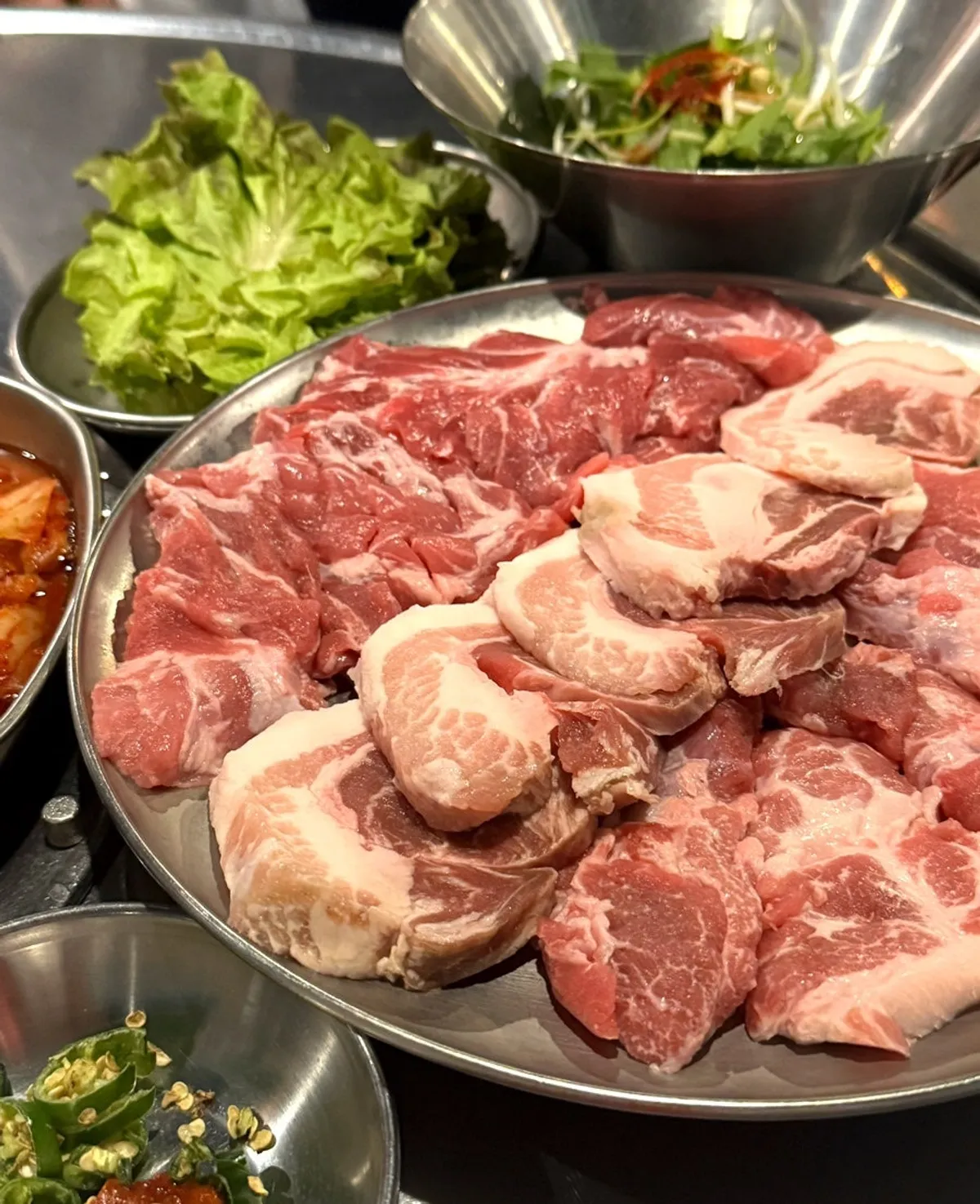 독불장군 일산백석점 제주 꼬들살 상차림