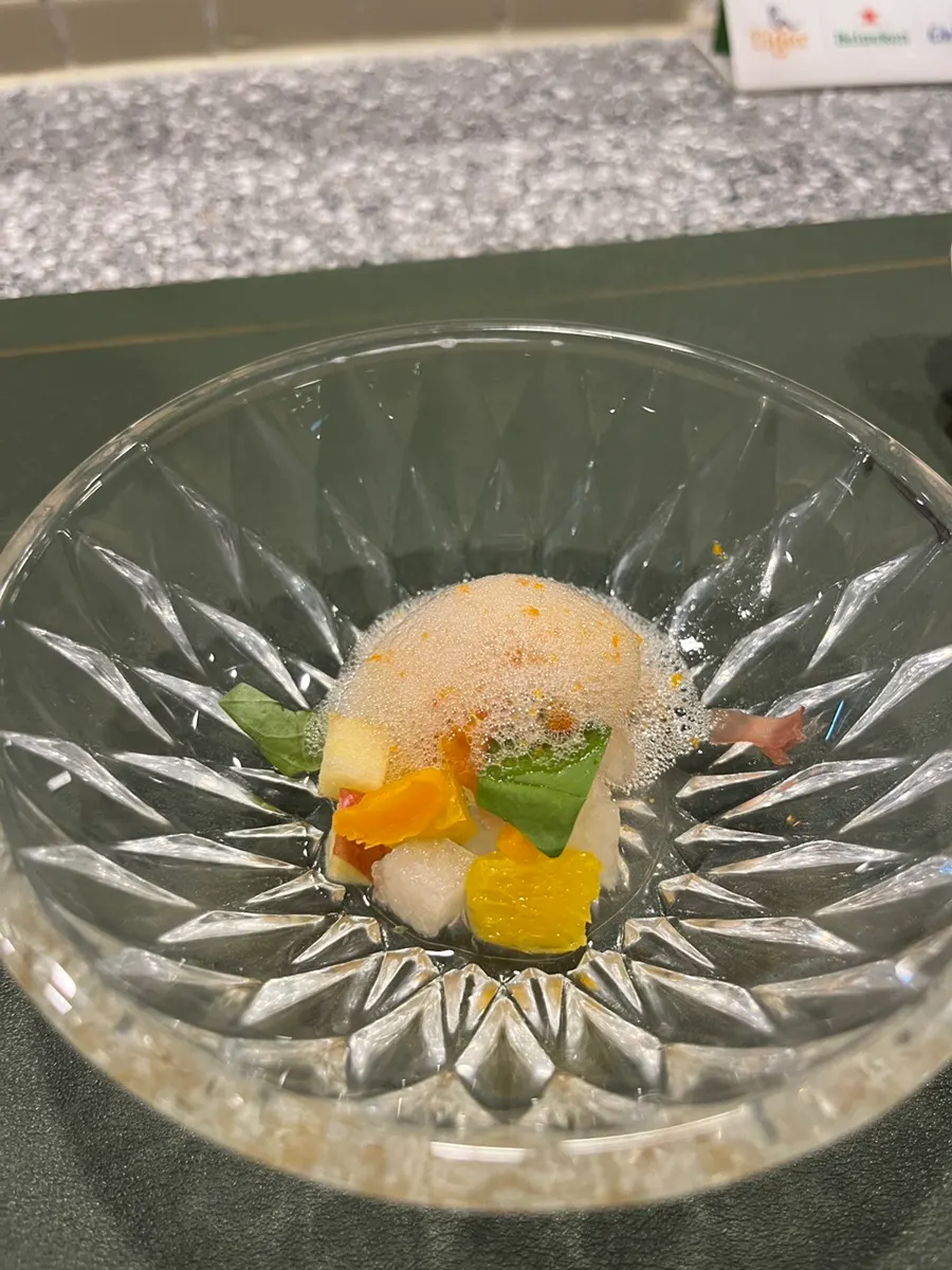 돈탐구소 코스 첫 순서로 나온 부드러운 스프