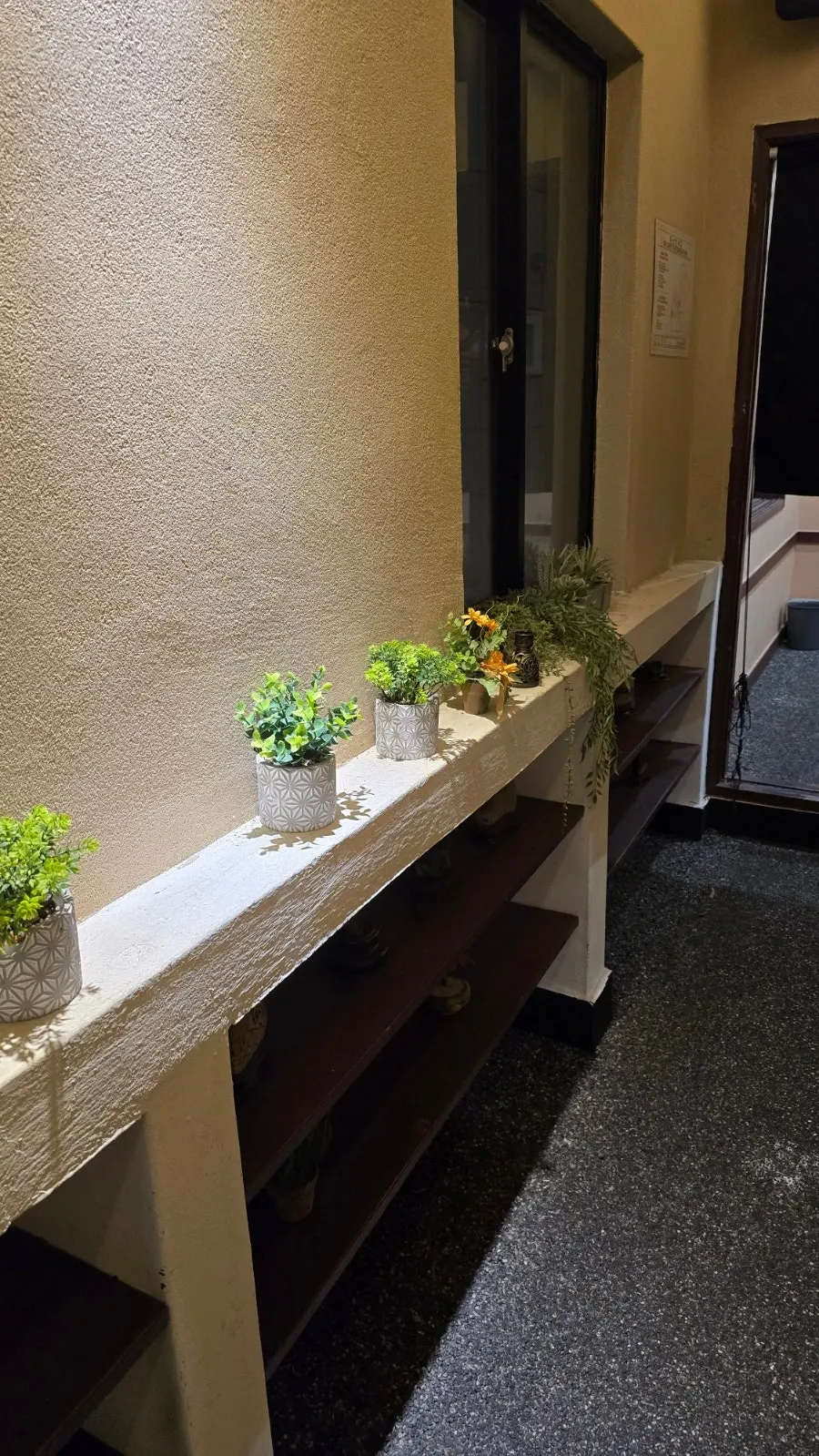 Interior of the quiet 2nd-floor private room