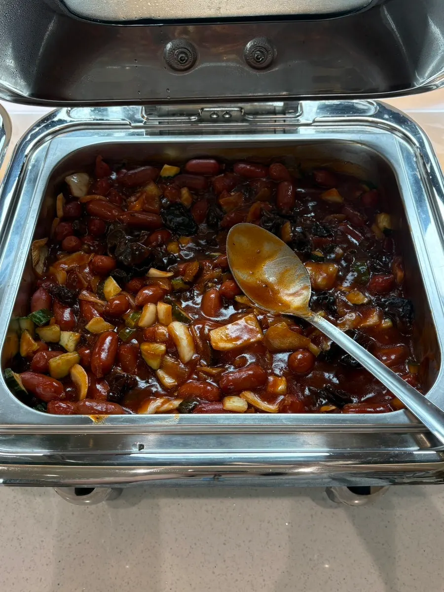 셀프바 볶음밥과 오징어볶음