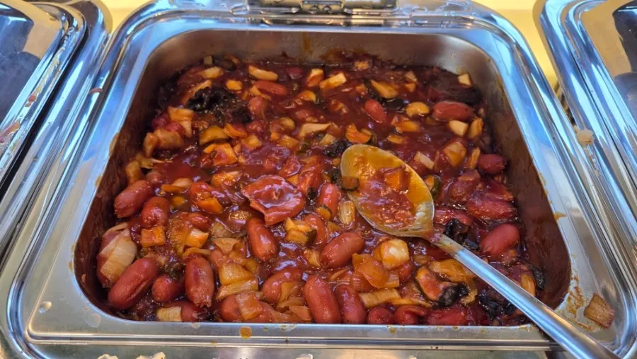 동암떡갈비 버섯볶음 반찬