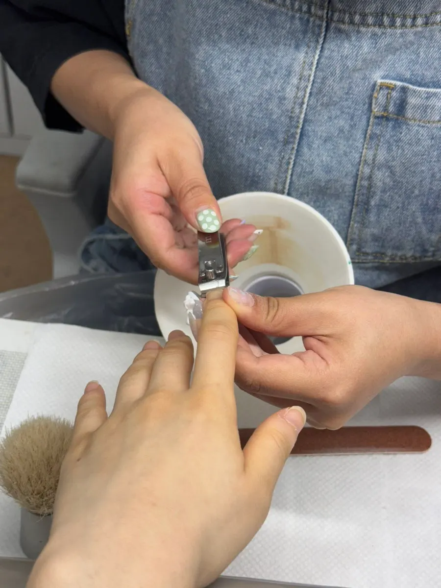 Nails before nail art and care