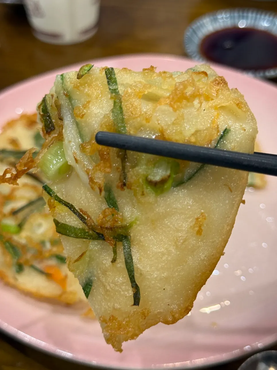 Shrimp miyeokguk served as a default side dish