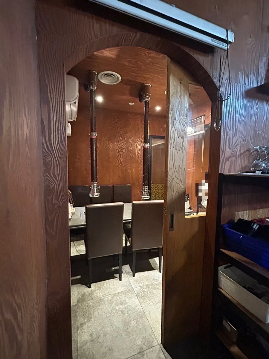 Interior design of the butcher restaurant